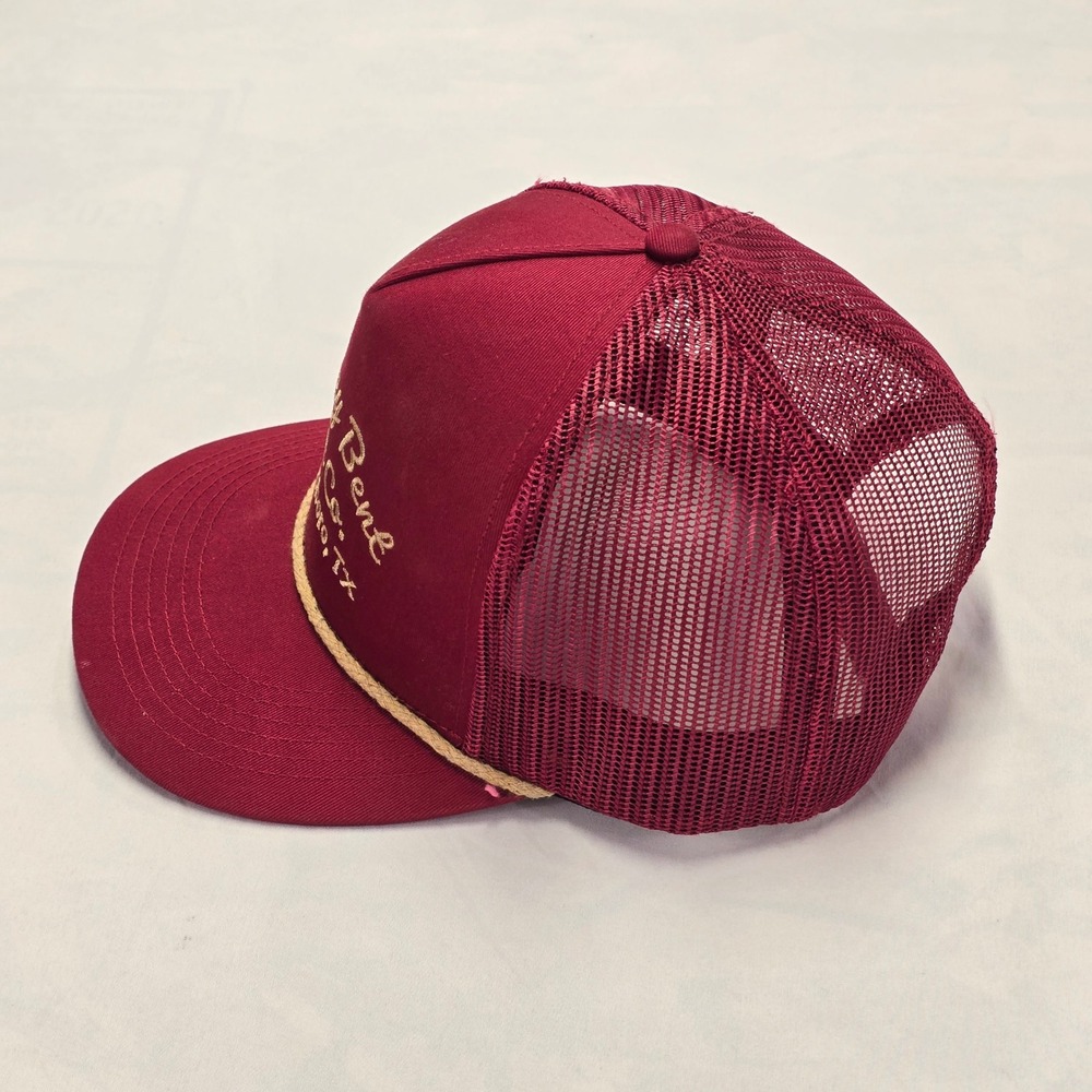 Whiskey Bent Hat Co Trucker Hat Brownsville Texas Rope Mesh Back SnapBack - Picture 2 of 6
